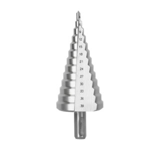 Stepdrill 4-39mm 5%  Cobalt HSS steel CNC made SDS