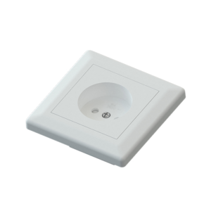 Euro Classic pro single socket white 16A+without earth for box mounting
