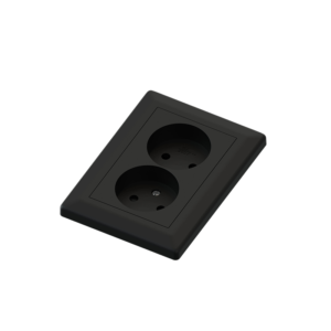 Euro Classic pro socket 1,5 without earth black