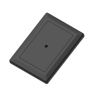 Euro Classic recessed Central plate 1.5 black