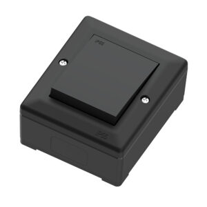 Euro classic switch surface mounting IP55 two-way 16A/6  black