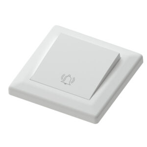 Euro classic doorbell switch recessed 1pol 16A/1 white