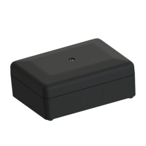 Euro Classic pro TP 100S Junction box IP44 black with 2 terminal and inner plate and 4 cable lockers, 100 x 75 x 40