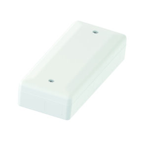 Euro Classic pro TP 180S Junction box IP44 white with 2 terminal and inner plate and 8 cable lockers, 180 x 75 x 40