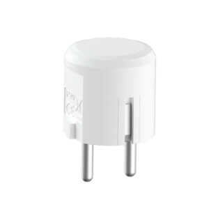 Shuko plug 16A/250V IP20 side white